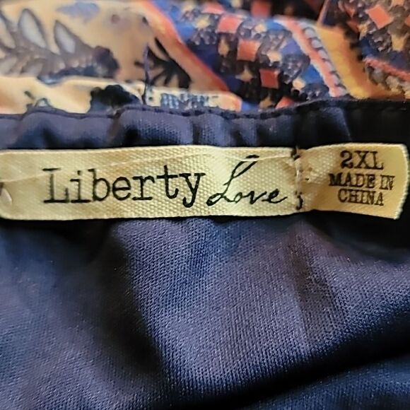 Liberty Love Floral Cold Shoulder Dress Size 2XL - Picture 9 of 11